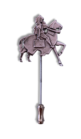 Zilveren Graaf Floris V dasspeld a 50 euro