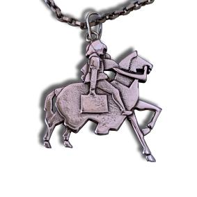 Zilveren Graaf Floris V hanger a 50 euro