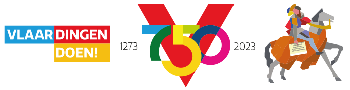 Vlaardingen750 herdenkingsspeld